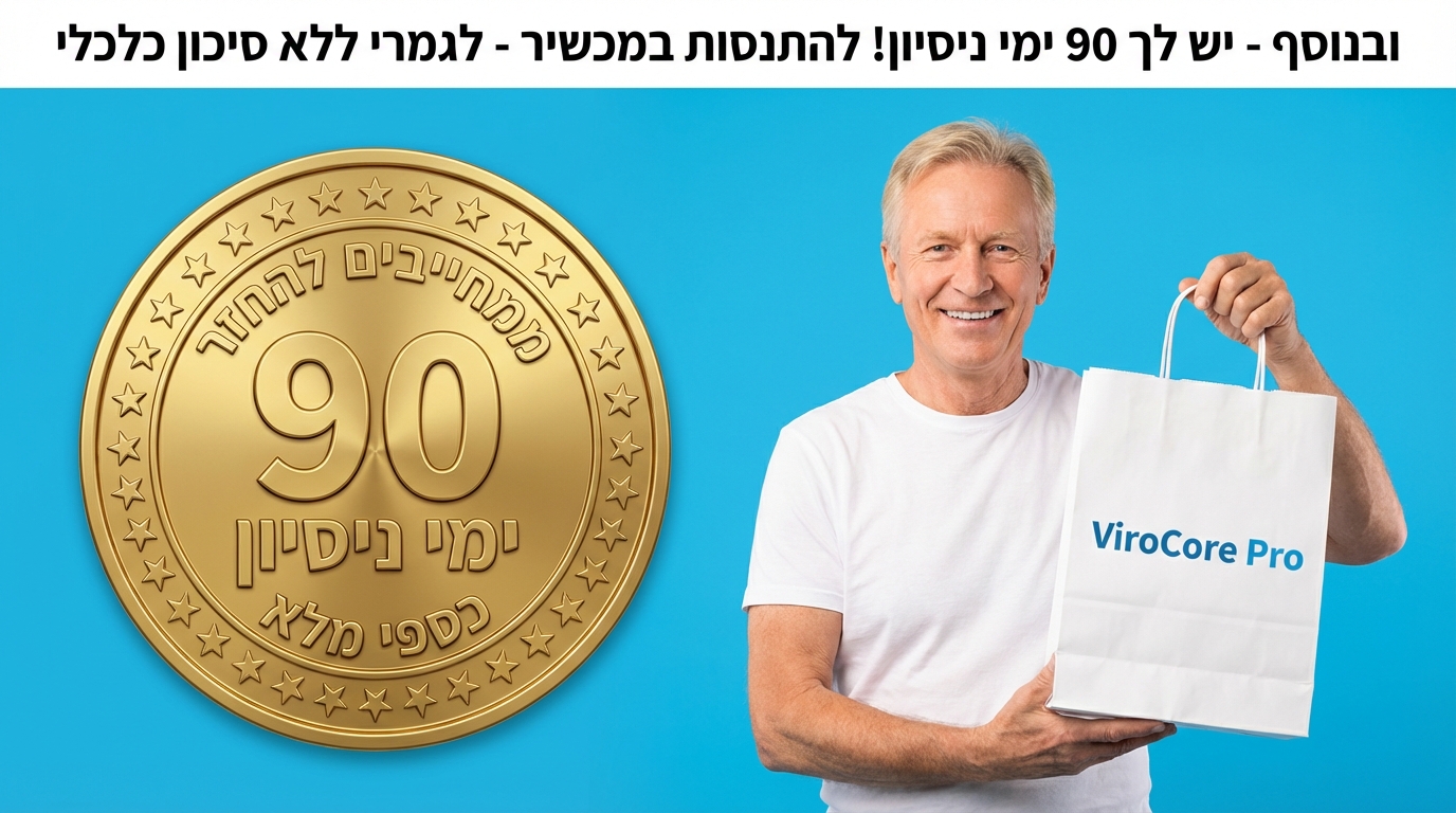 ערבות 90 ימי ניסיון - החזר כספי מלא